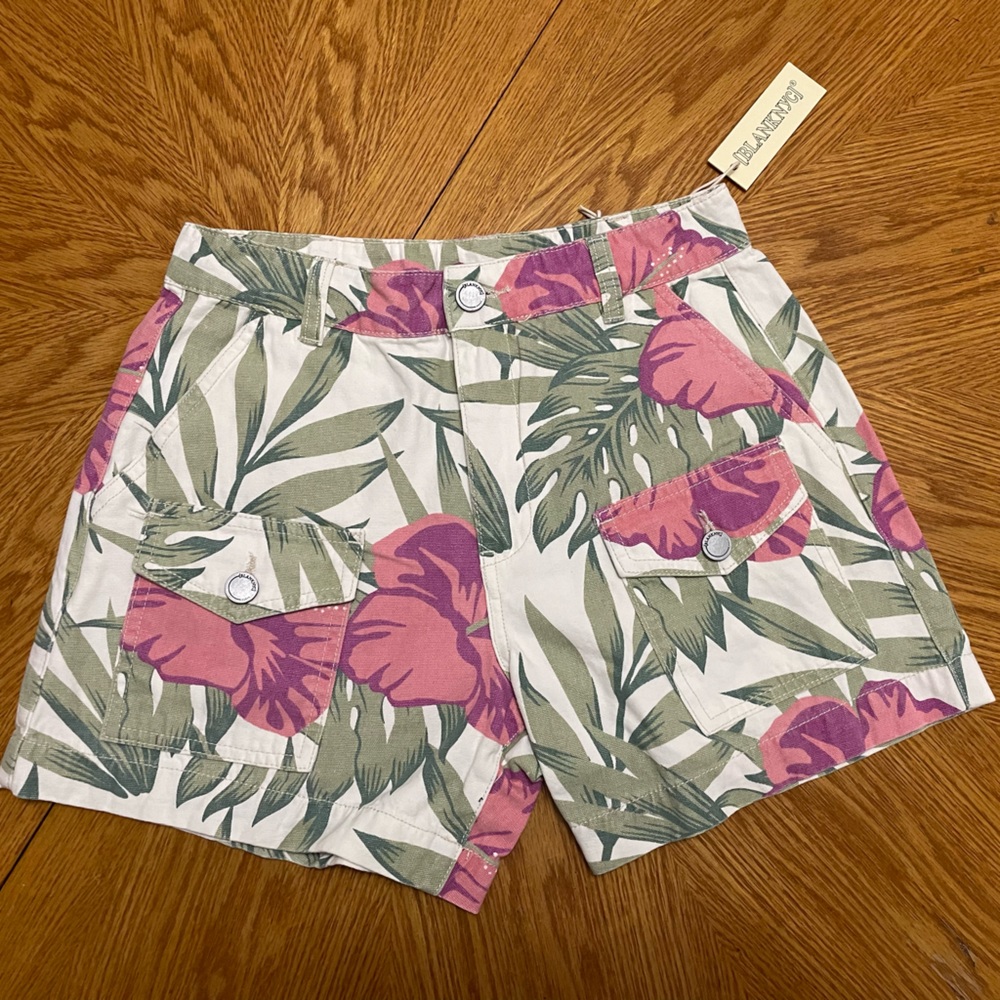 REDUCED‼️NWT tropical shorts high rise - Picture 2 of 6